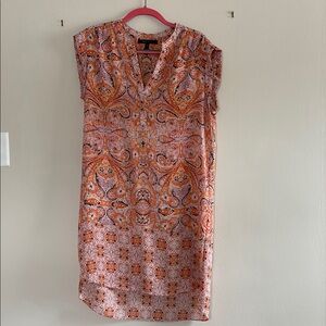 Orange Paisley Women's Dress